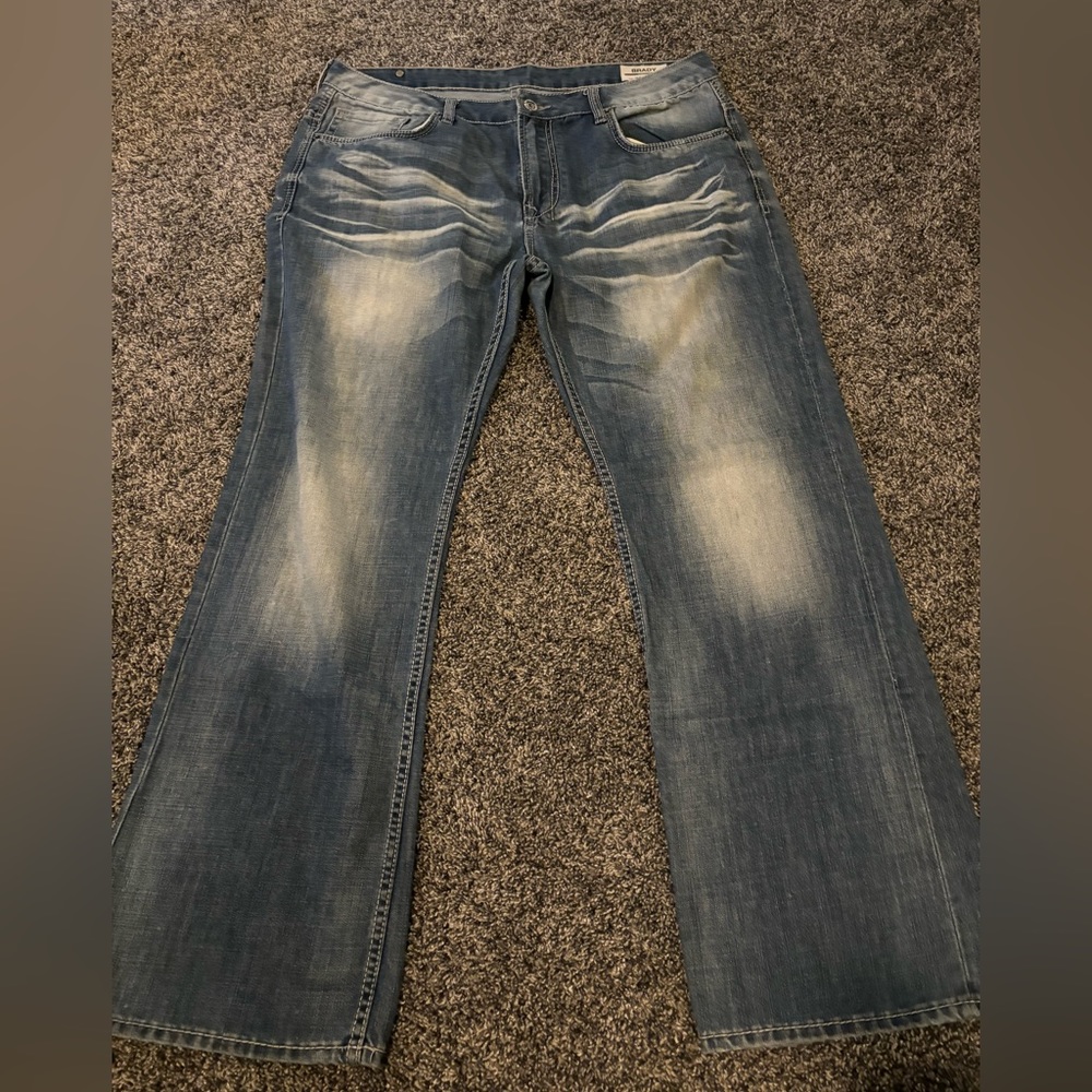 Men’s Buckle jeans - Size W 38 / L 32 - Light wash - Like  new!